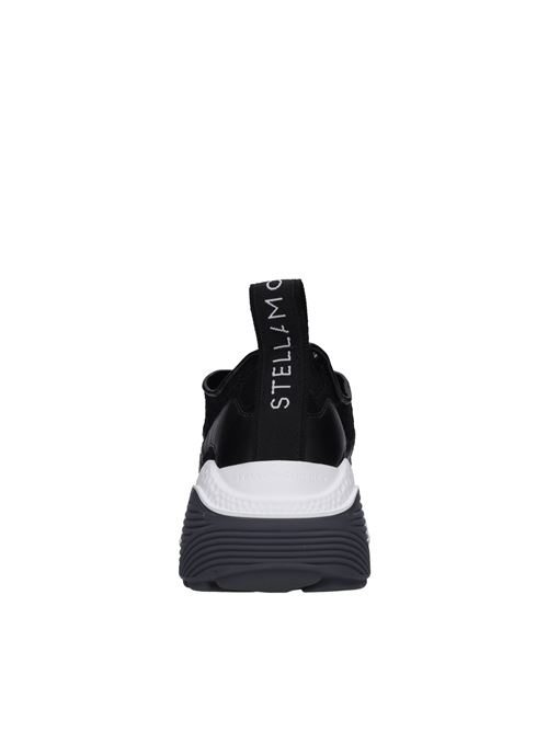 Faux leather and fabric trainers STELLA MC CARTNEY | 810242 E00125 1000NERO